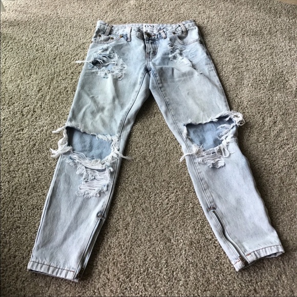 One Teaspoon Denim - One Teaspoon Trashed Freebirds 27 jeans